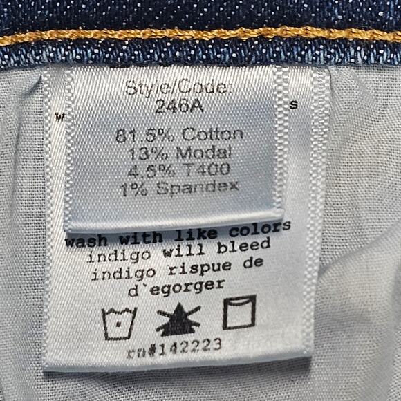 McGuire Denim Ibiza High Rise Ankle Tuxedo Stripe Jeans Style #246A, Size 27 - Picture 11 of 11